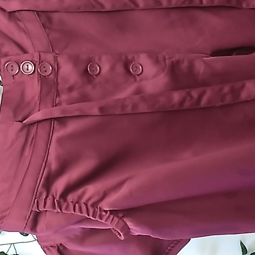 AMAZING!!! SHARP ASHLEY STEWART SZ 16 TWO PIECE RASPBERRY SILK / POLY SET - Picture 13 of 13